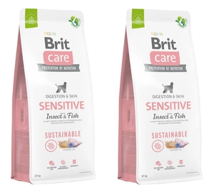 BRIT CARE Sustainable Sensitive Insect & Fish 2 x 12kg