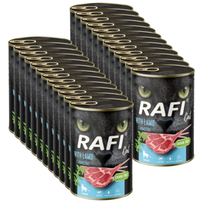 RAFI Cat Adult Sterilizat cu miel 24x400g
