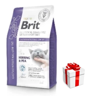 Brit GF Veterinary Diets Pisică Gastrointestinal-Low Grat 5kg + SURPRIZE PENTRU PISIC