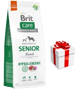 BRIT CARE Hypoallergenic Senior Lamb 12kg+Dog surpriză