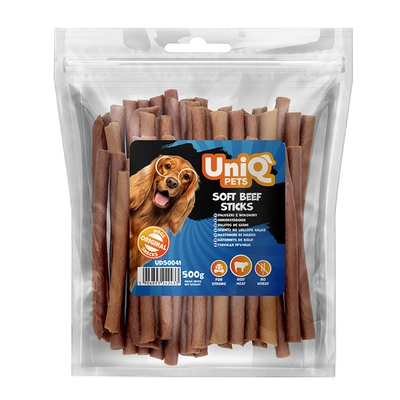 UNIQ PETS snacks-uri pentru câini 500g Beef sticks