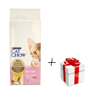 Purina Cat Chow Pisoi Pui 15 kg + SURPRIZĂ PENTRU PISICĂ !!!